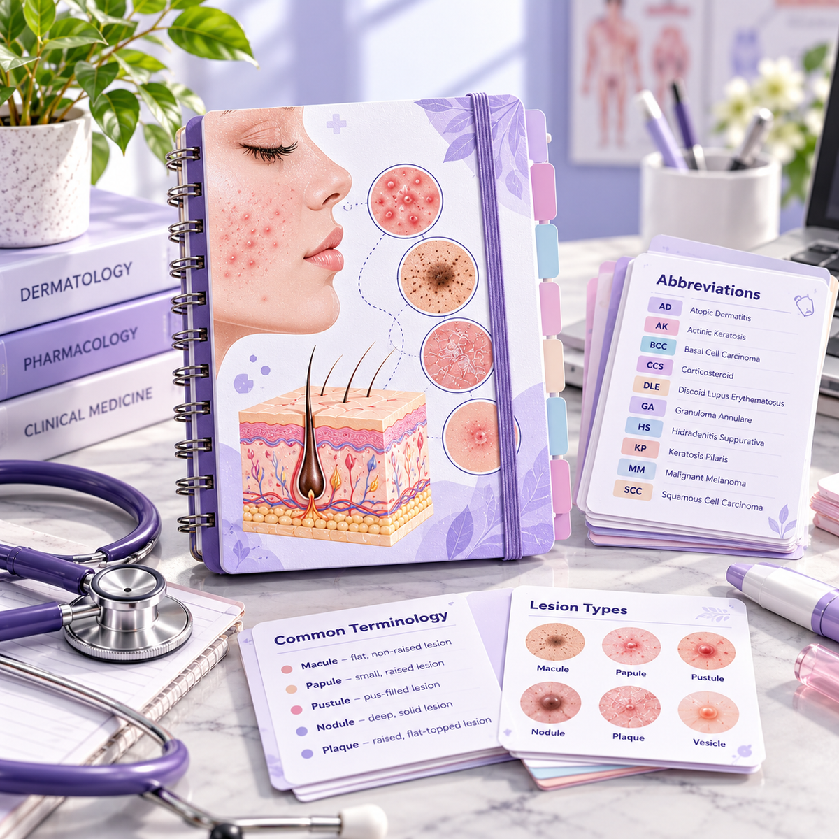 Dermatology Terminology & Abbreviation Pocket Guide