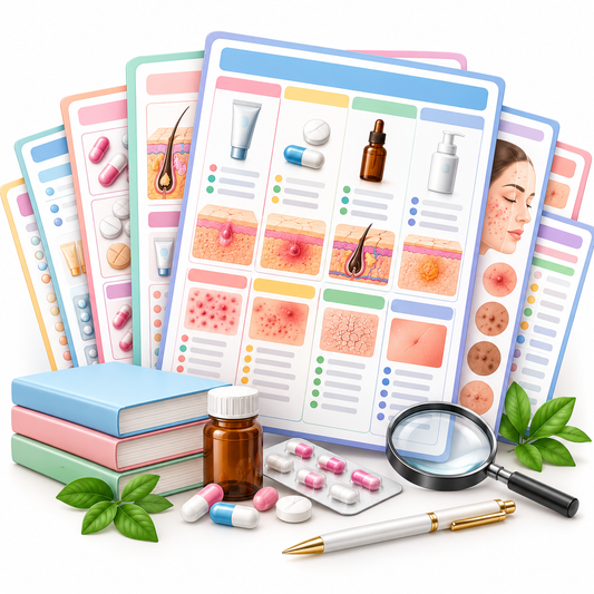 Dermatology Drug Classification Cheat Sheets